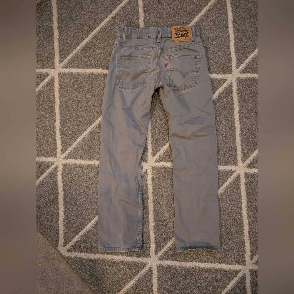 3 For $12 Clearance Levi's Youth Boys Gray 511 Slim‎ Pants Size 10